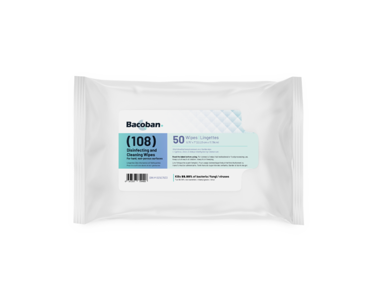 Bacoban 108 Disinfecting and Cleaning Wipes